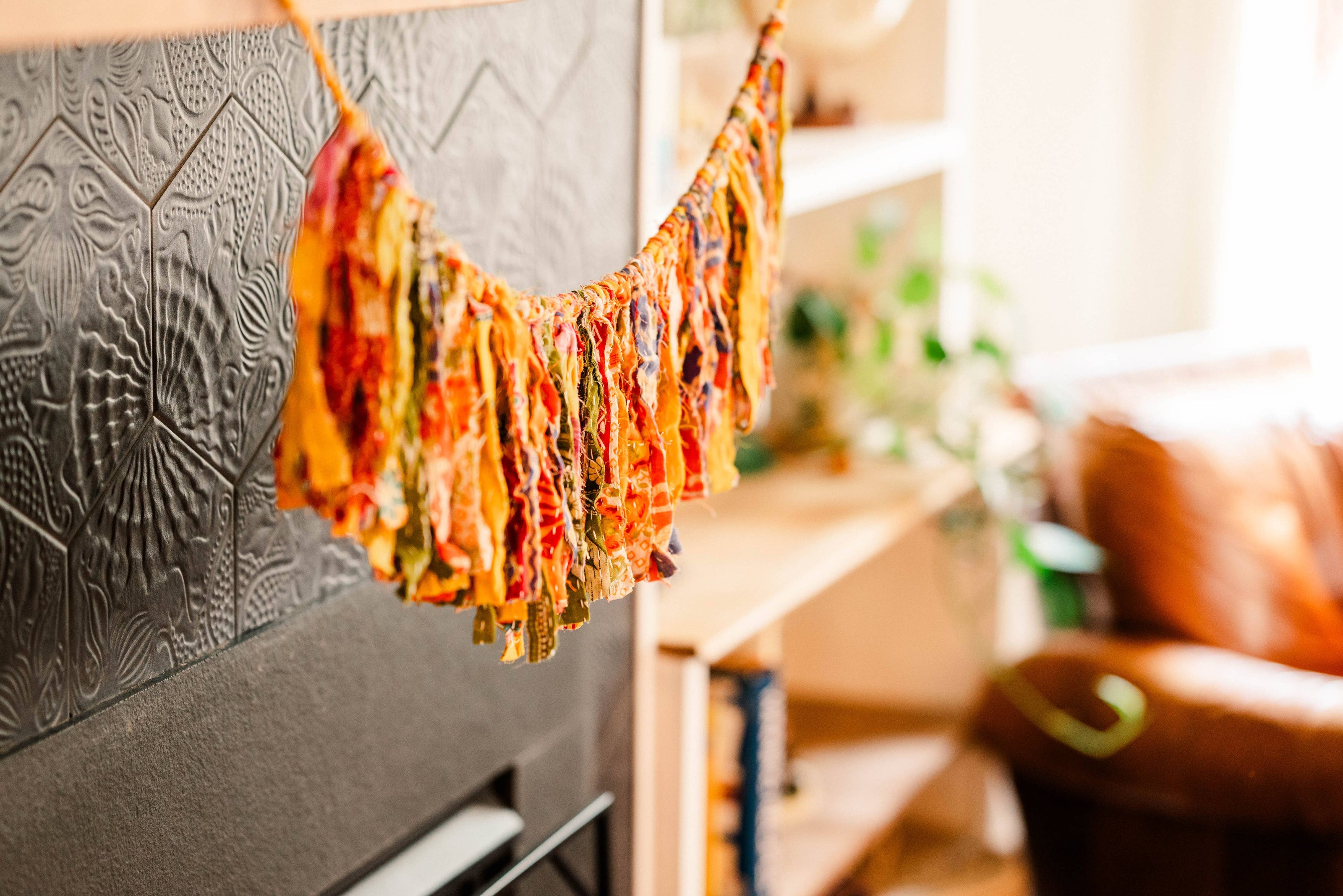 Kantha Tassel Garland