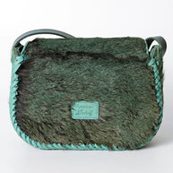 Green Hair on Hide Crossbody
