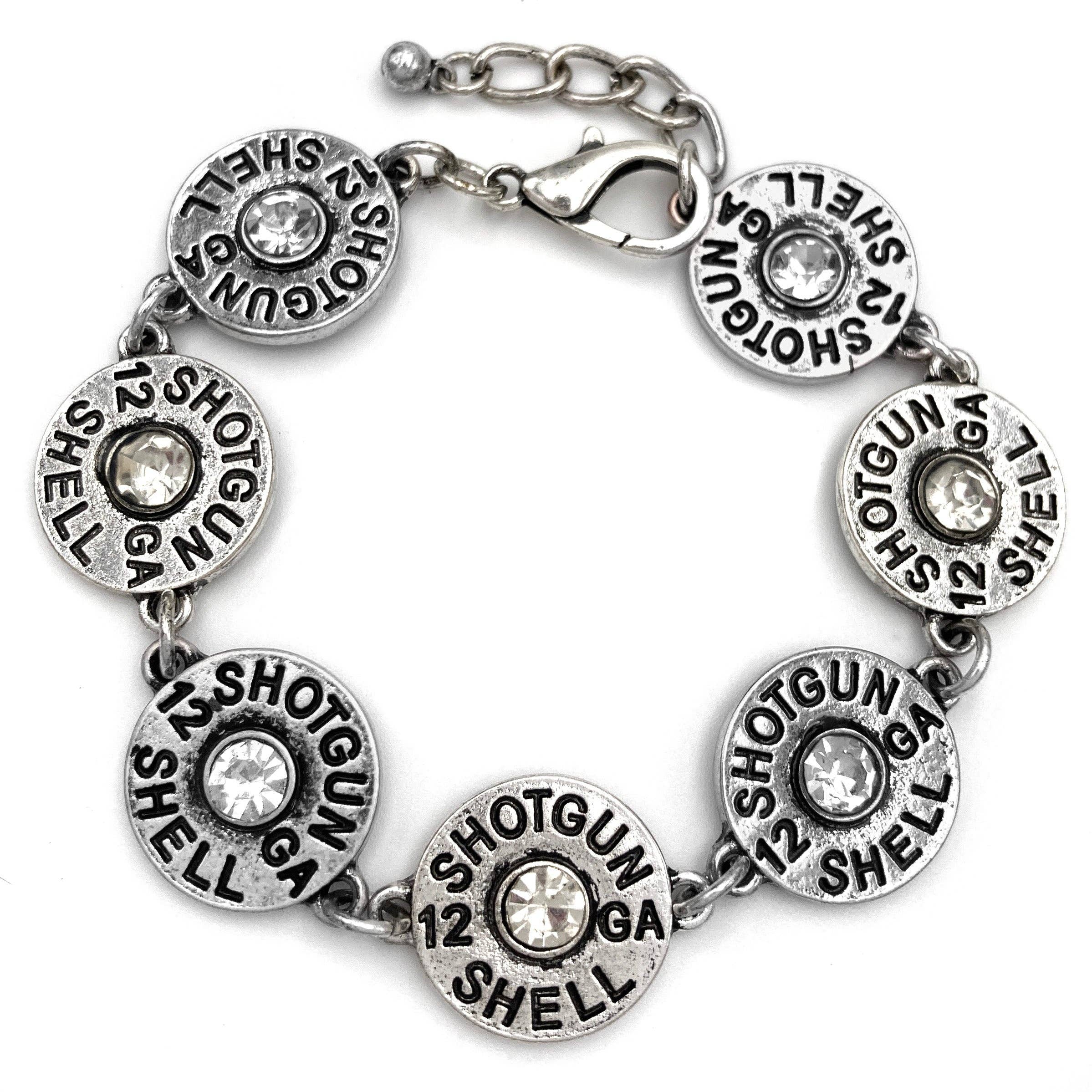 Bullet Shell Rhinestone Bracelet