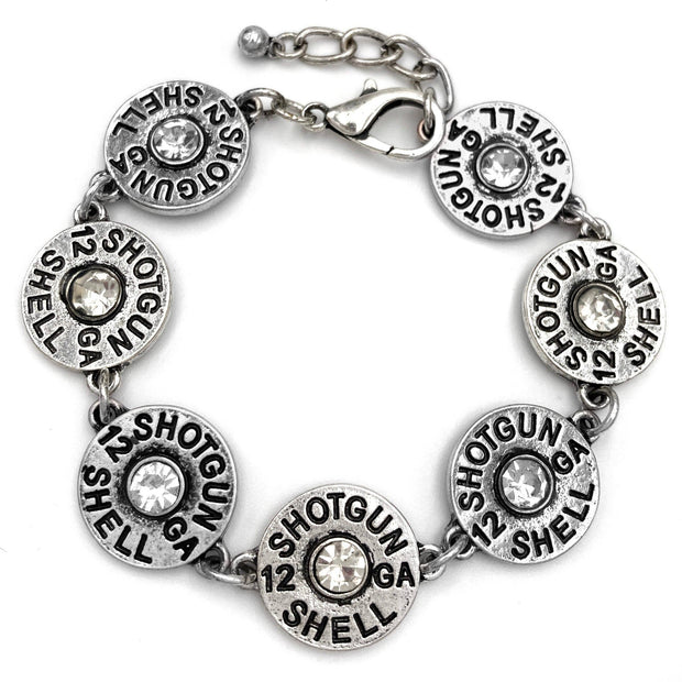 Bullet Shell Rhinestone Bracelet