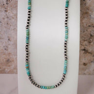 Turquoise & Desert Pearl Necklace