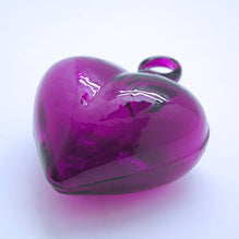 Medium Glass Heart Ornament