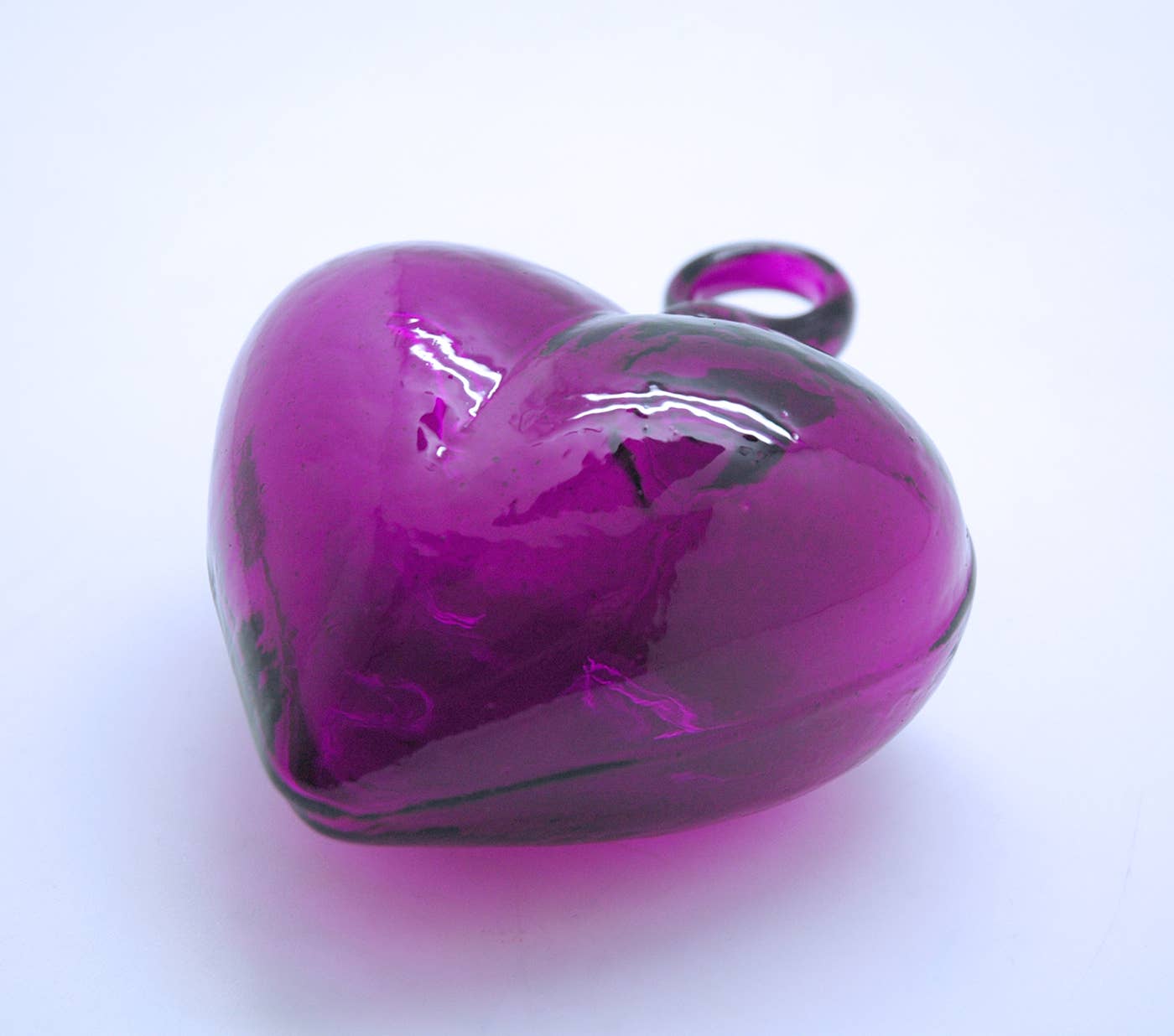 Medium Glass Heart Ornament