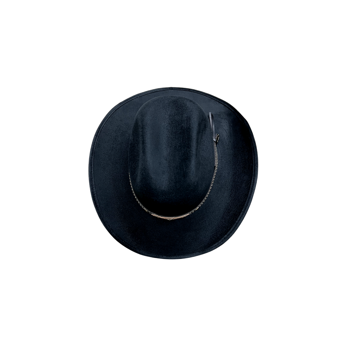 Kids Child Unisex Vegan Suede Western Cowboy Hat