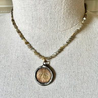 Labradorite Guardian Angel Necklace