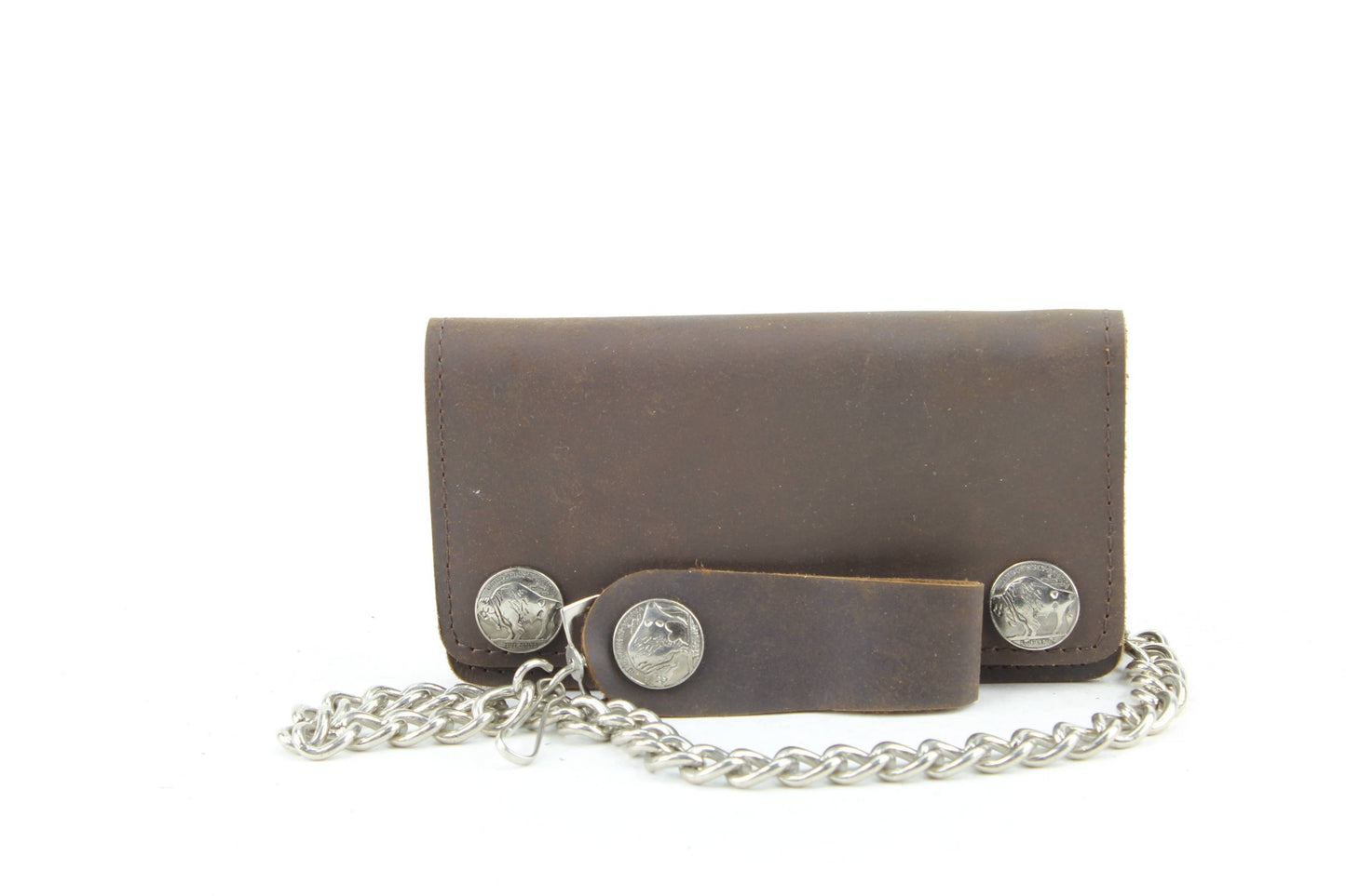 6" & 7" Chain wallet with Buffalo Snap