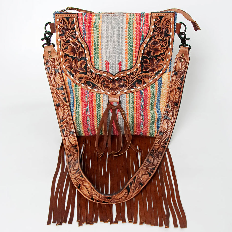 Chaps Western Leather Purse