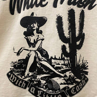 White Trash Boxy Midriff Muscle Top
