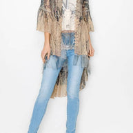High-Low Lace Duster, Rodeo