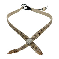 Rattlesnake  Mercury Dime Hat Band - Style Double Rattle