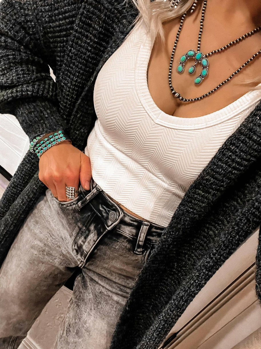 Desert Pearl & Turquoise Squash Blossom Necklace