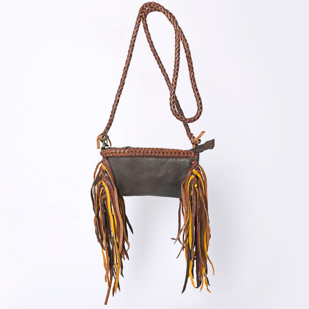 Leather Crossbody with Fringe