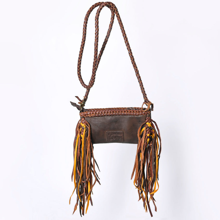 Leather Crossbody with Fringe
