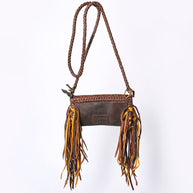 Leather Crossbody with Fringe