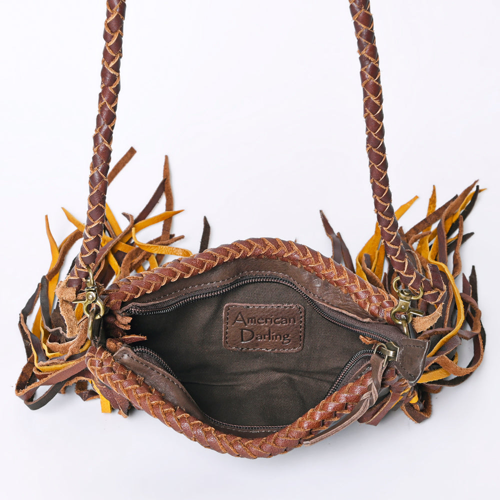 Leather Crossbody with Fringe