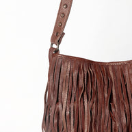 Full Fringe Leather Crossbody