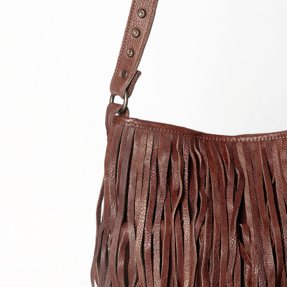Full Fringe Leather Crossbody