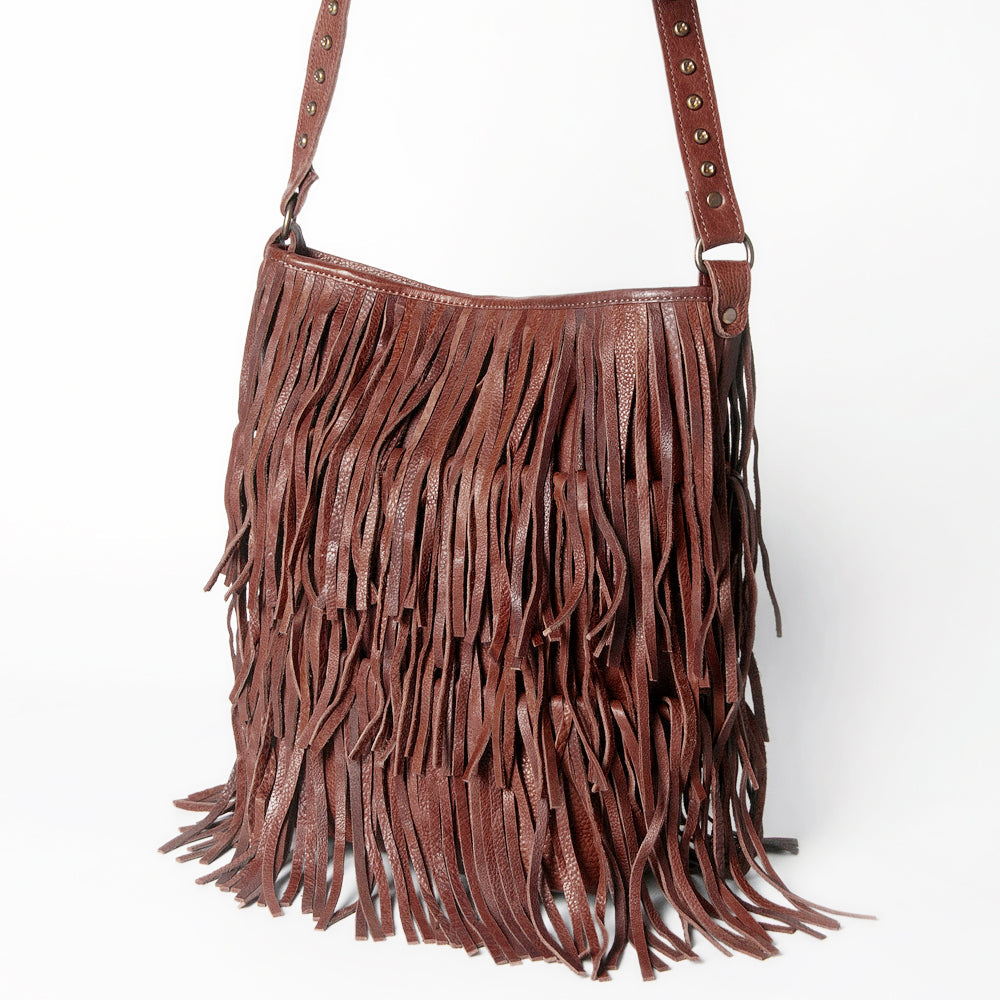 Full Fringe Leather Crossbody