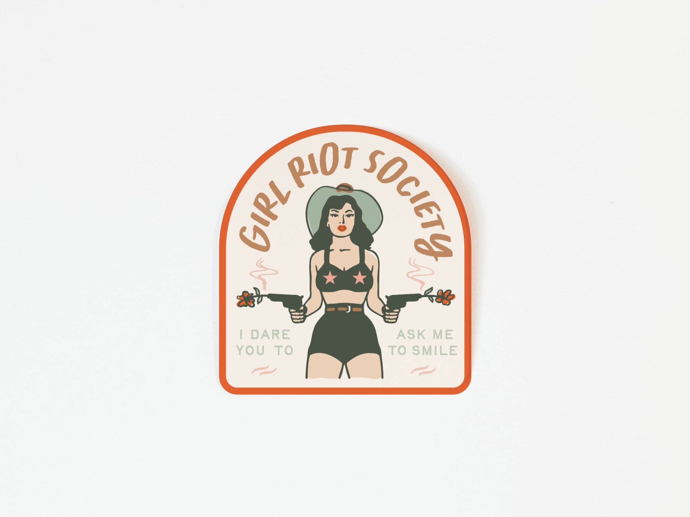 Girl Riot Society Die Cut Sticker - Grace WHOLESALE
