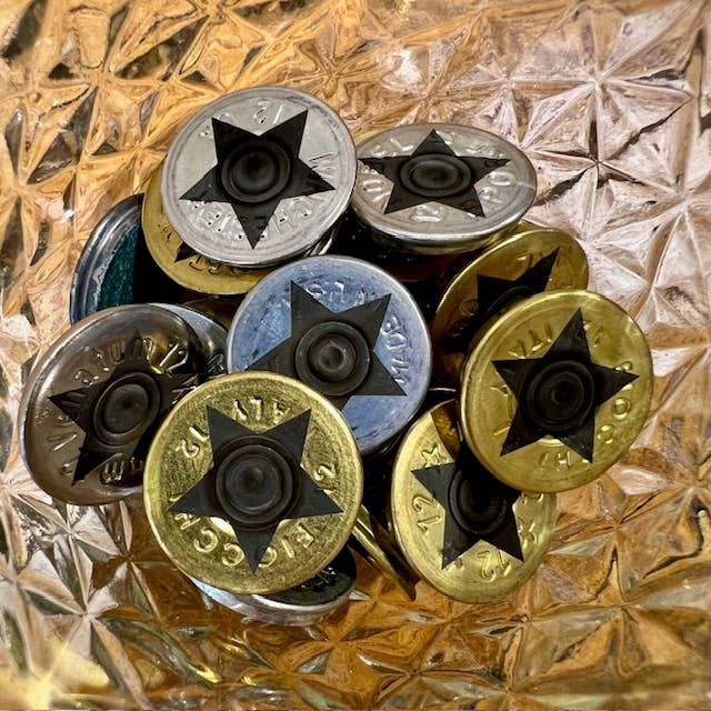 Shotgun Shell STAR Lapel Pin