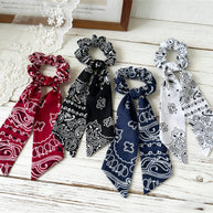 Bandana Ribbon Scrunchie