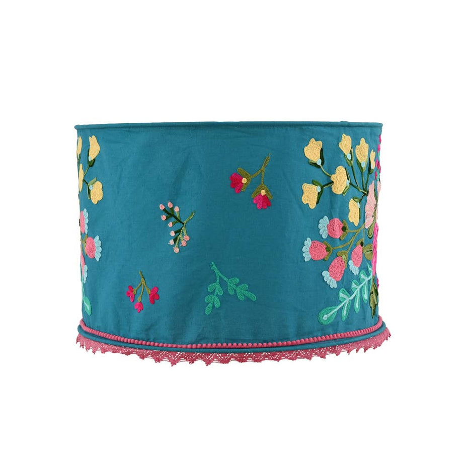 Blue Fuschia Lamp Shade