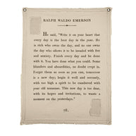 Canvas Wall Hanging - Ralph Waldo Emerson - 31.5