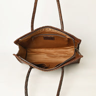 Leather Embossed Tote / Purse