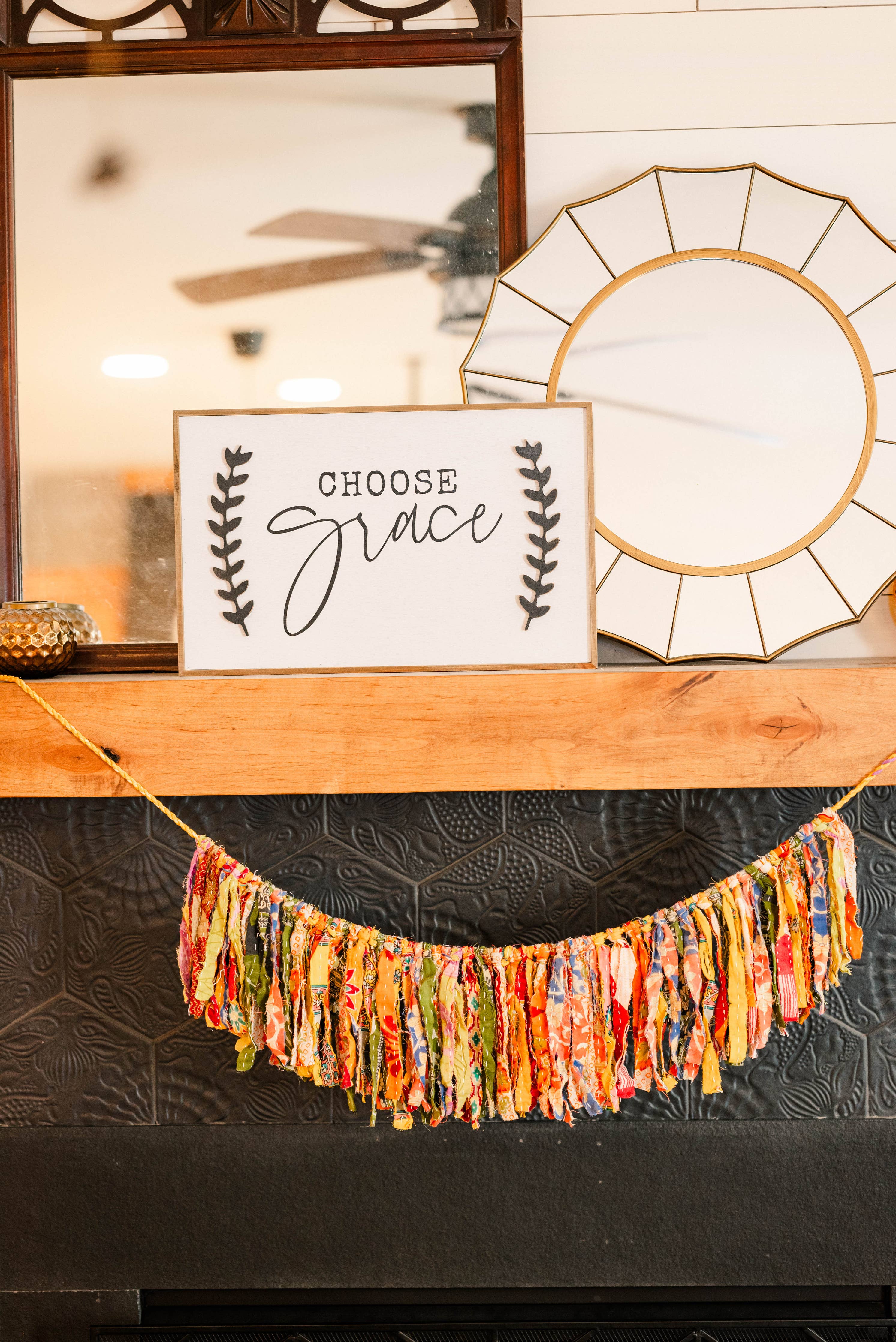 Kantha Tassel Garland