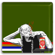 Willie At The Lounge Coaster