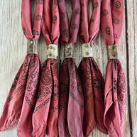 Maroon Hues Hand Dyed Bandanas