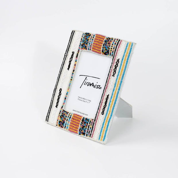 Beaded Harmony Picture Frame