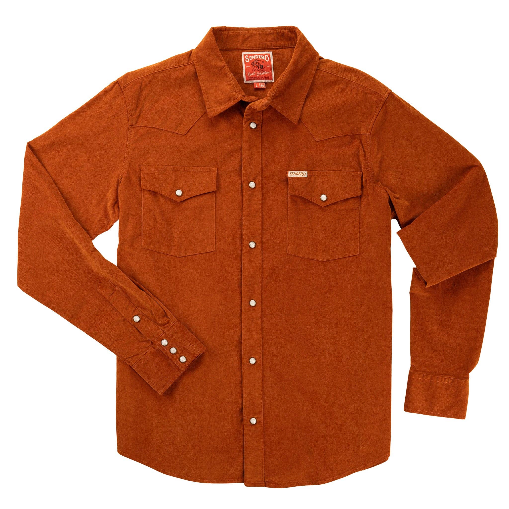 Sendero Wyatt Long Sleeve Corduroy Shirt
