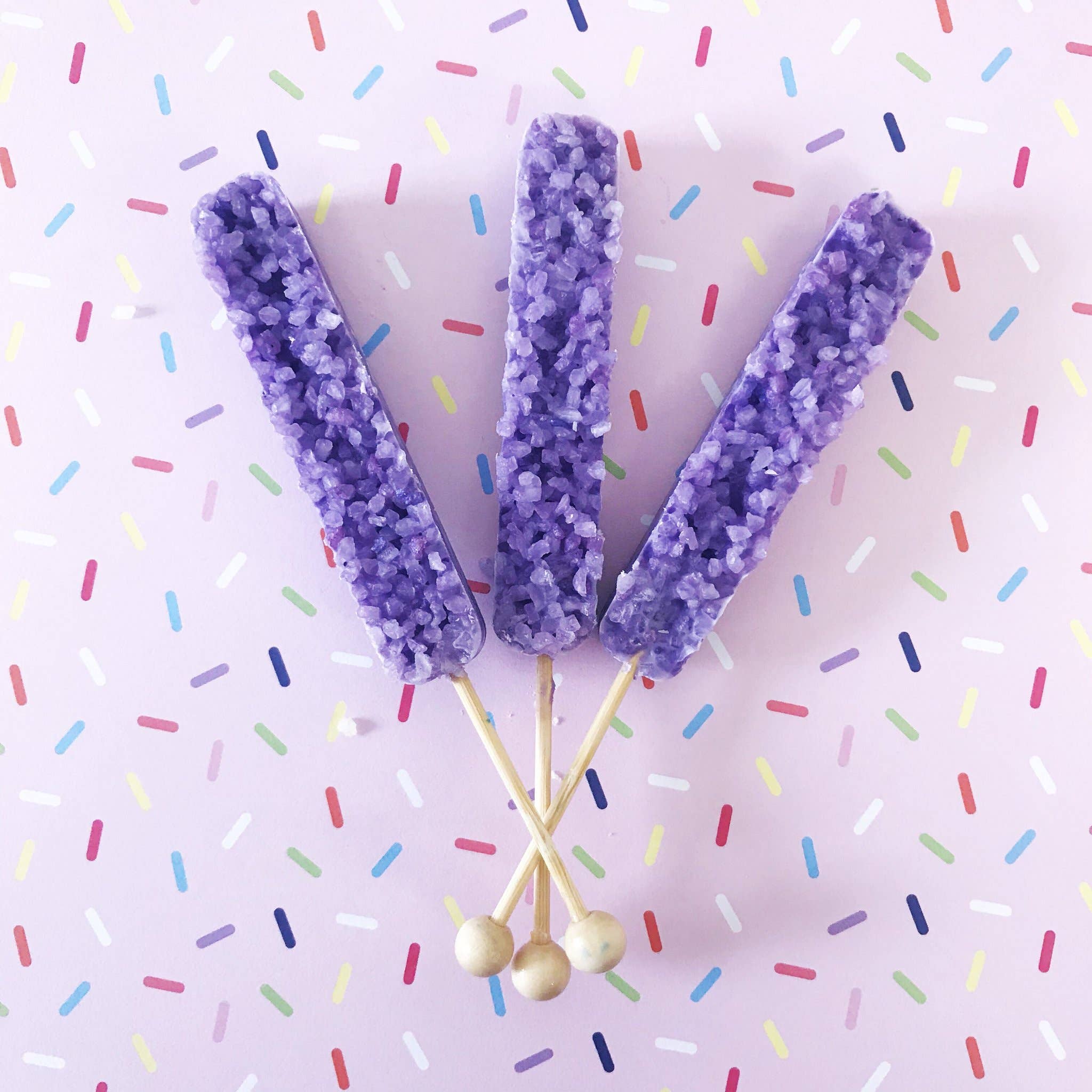 Lavender Bath Rock Candy