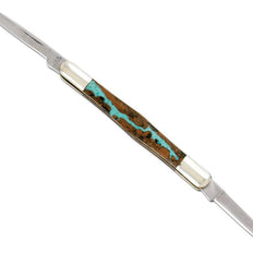 Vein Turquoise Tuxedo Knife - Single