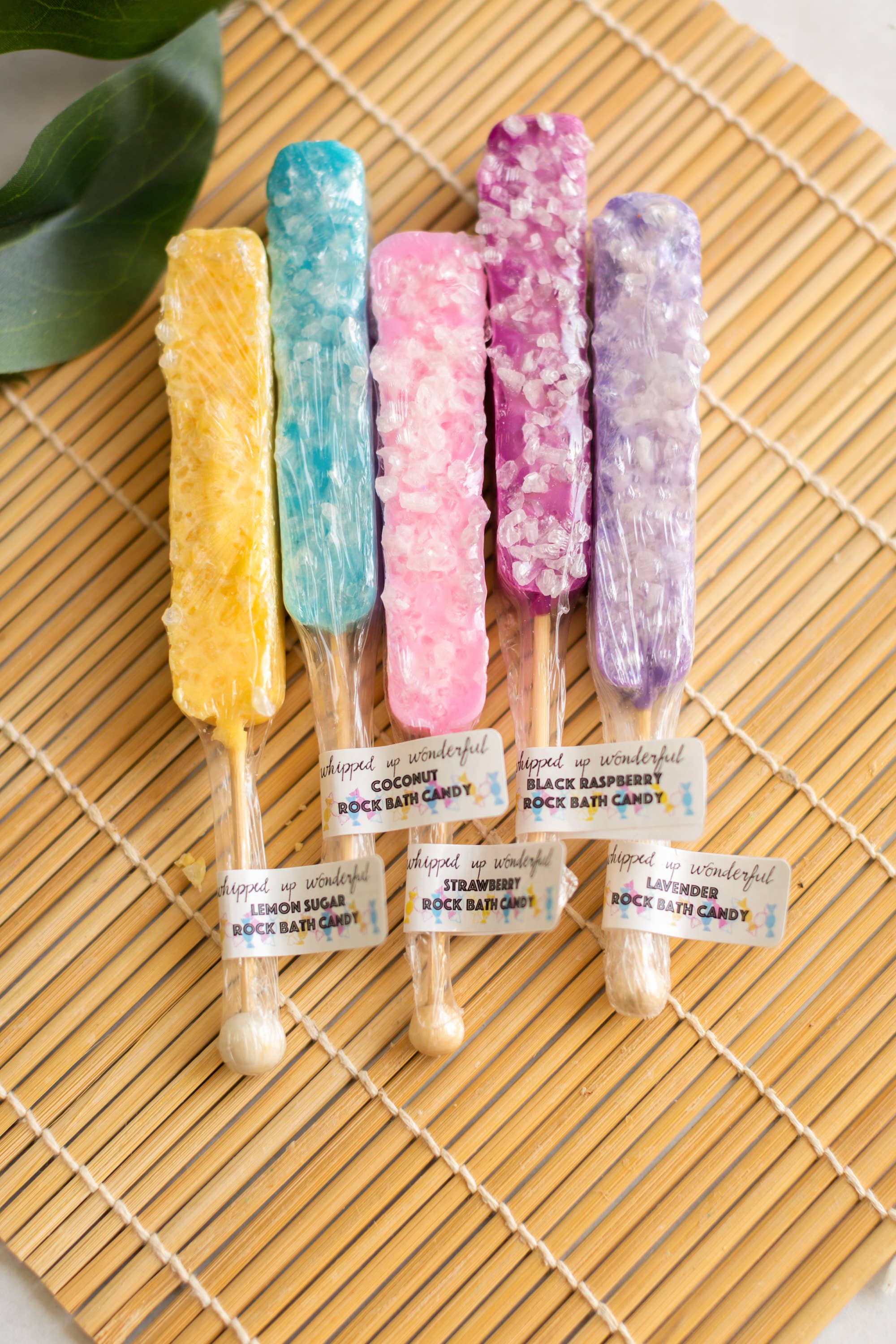 Lavender Bath Rock Candy