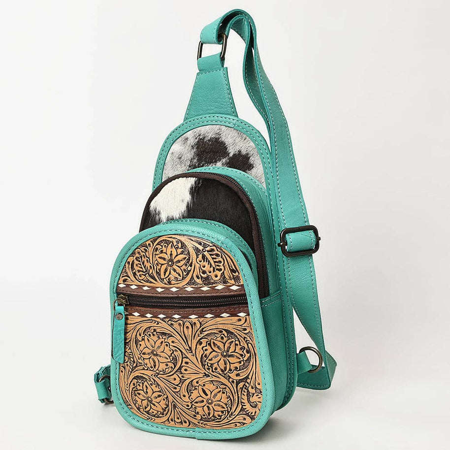 Leather Western Sling Bag