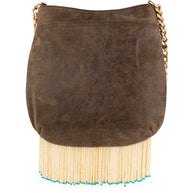Hand-Beaded Cowboy Boots Crossbody