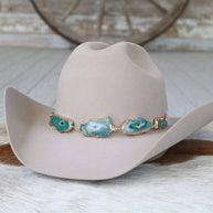 Geode Slice Green Hat Band – Ramona