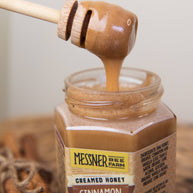 Cinnamon Vanilla Bean Creamed Honey, 9oz.