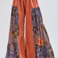 Tiered Boho Wide Leg Pants