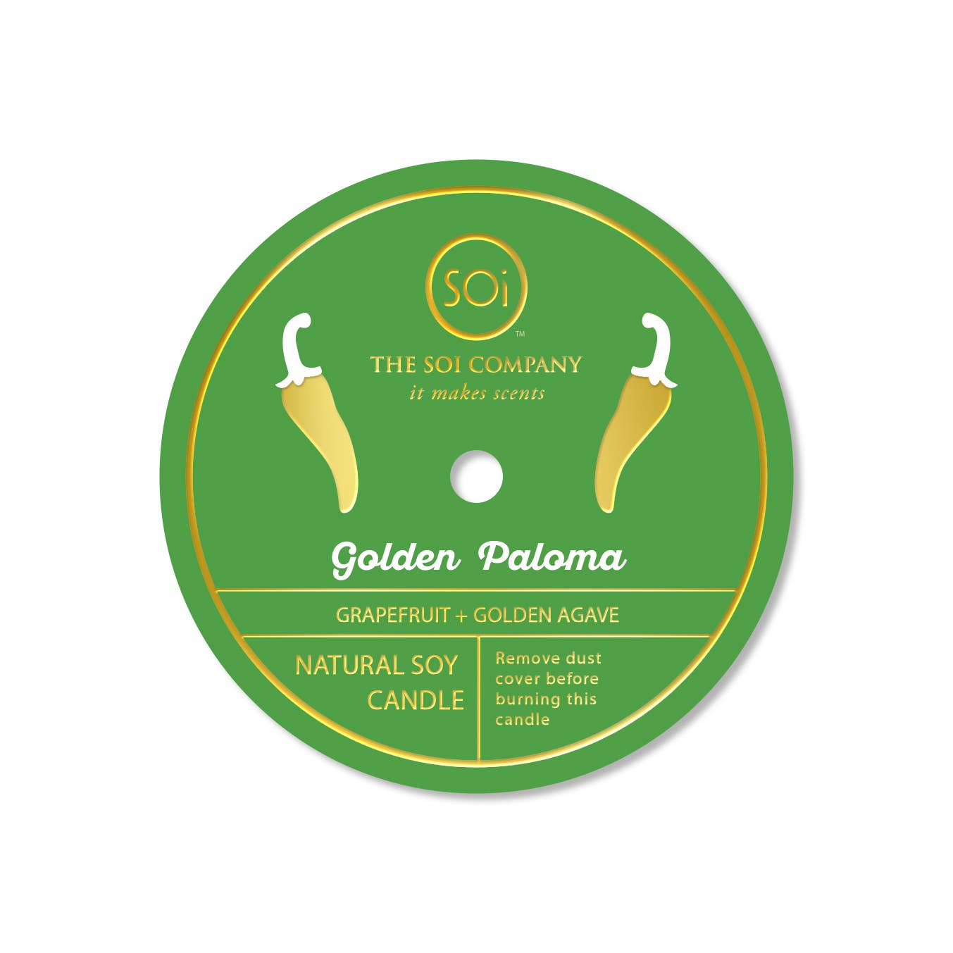 Golden Paloma 12oz Icon Confetti Candle