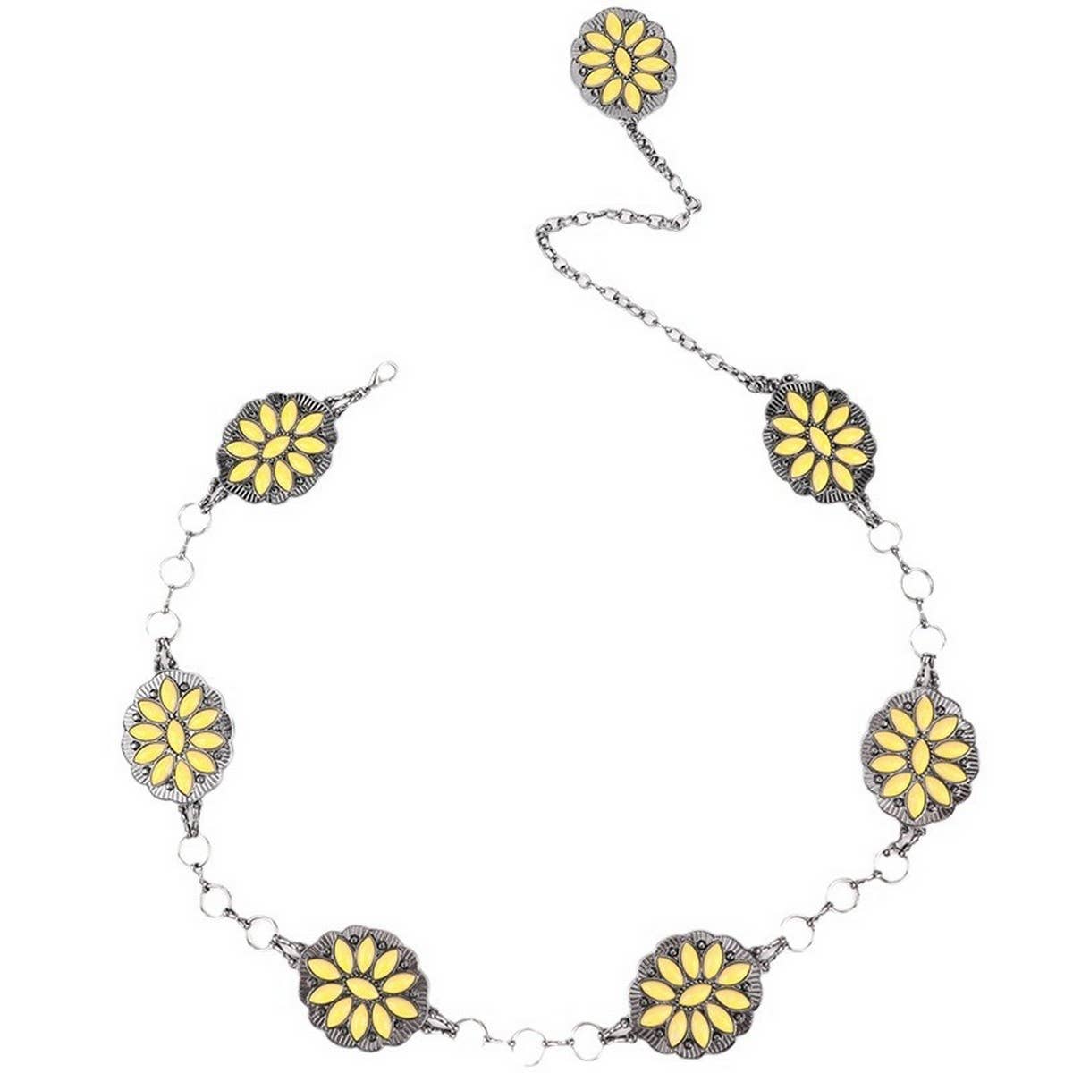 Flower Concho Belt