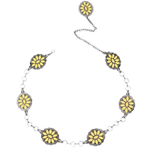 Flower Concho Belt