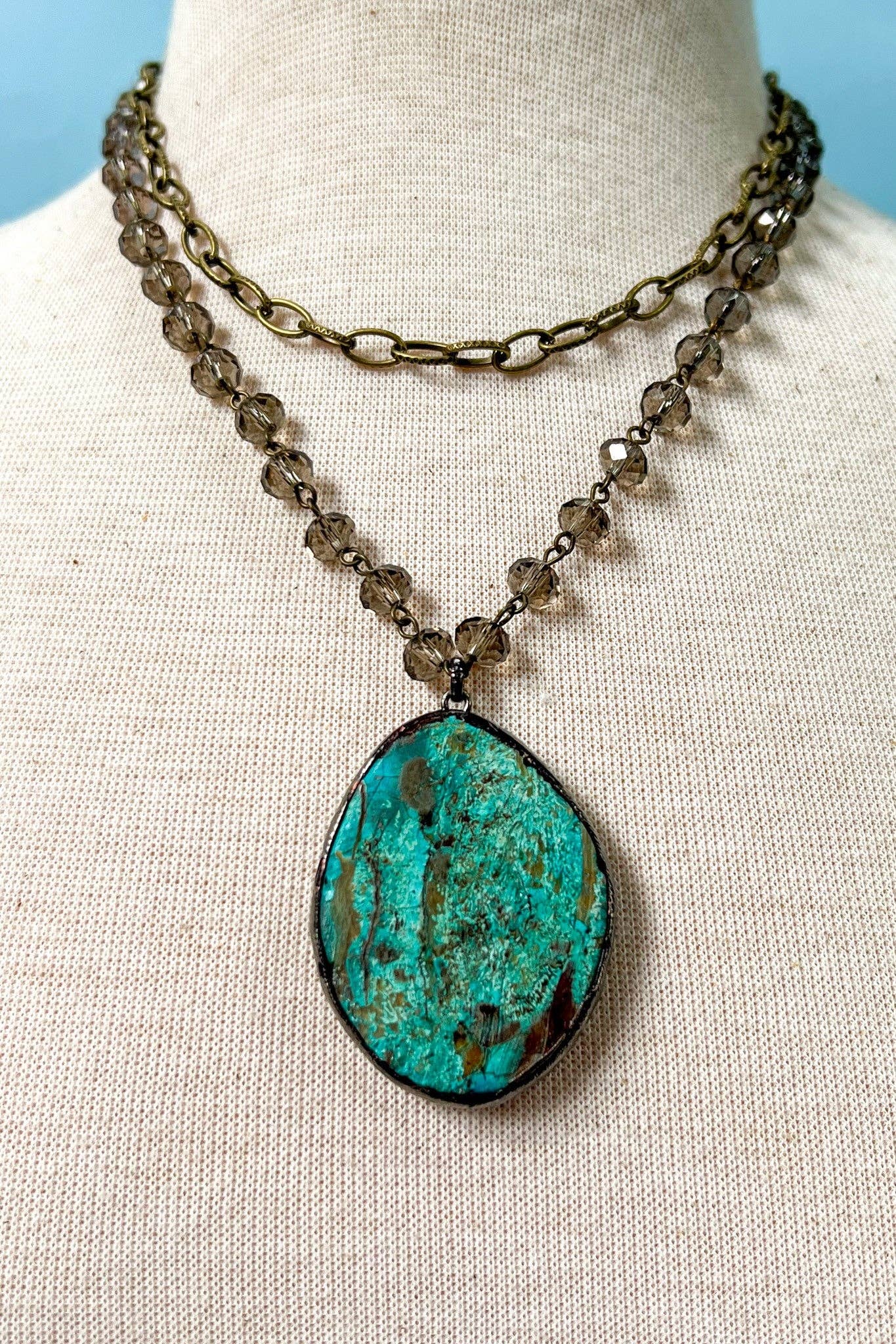 Paige Necklace Smokey