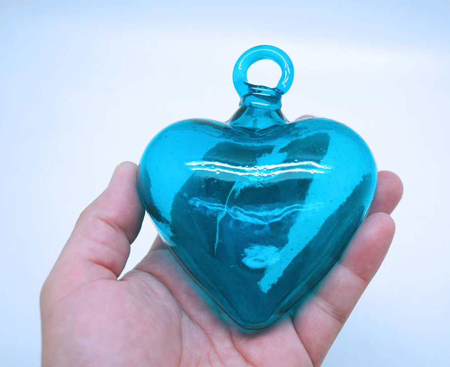 Medium Glass Heart Ornament