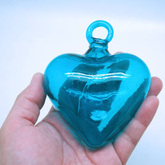 Medium Glass Heart Ornament