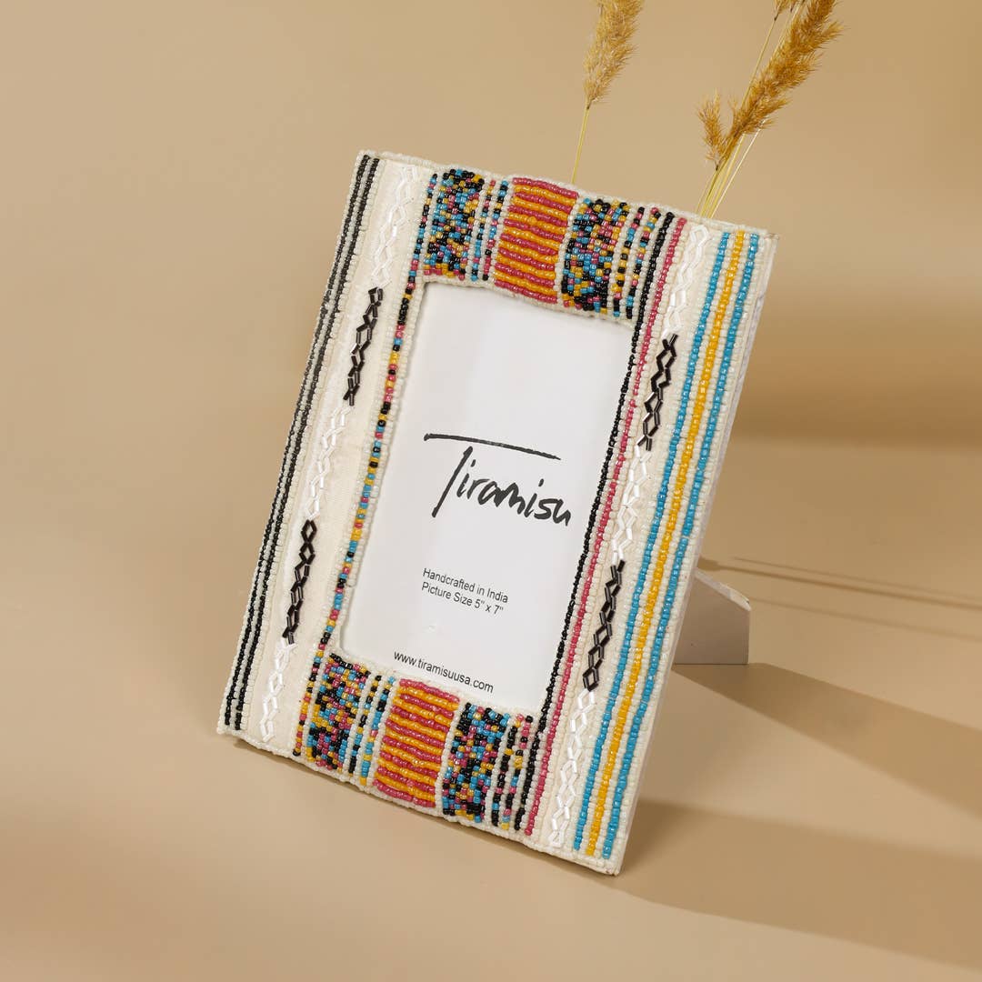 Beaded Harmony Picture Frame