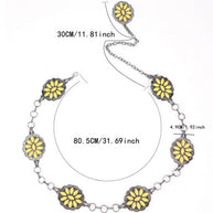 Flower Concho Belt