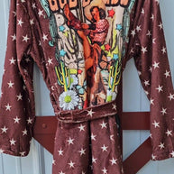 God Bless  Bath Robe